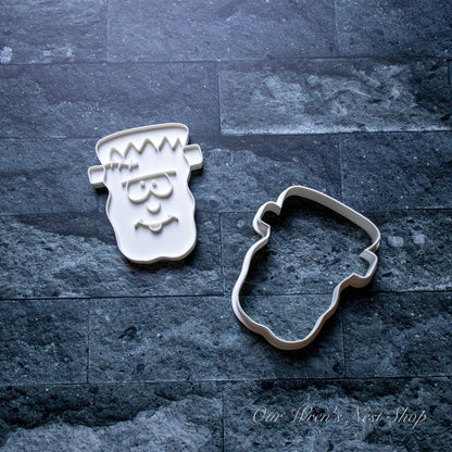 3D Printed Frankie Frankenstein Stamp and Cookie Cutter Set