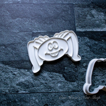 3D Printed Silly Spider Stamp and Cookie Cutter Set