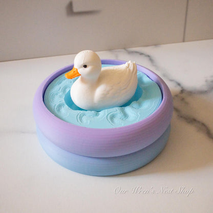 Desk Duckie | 3D Printed Duck | Duck Fidget Clicker with Hidden Storage