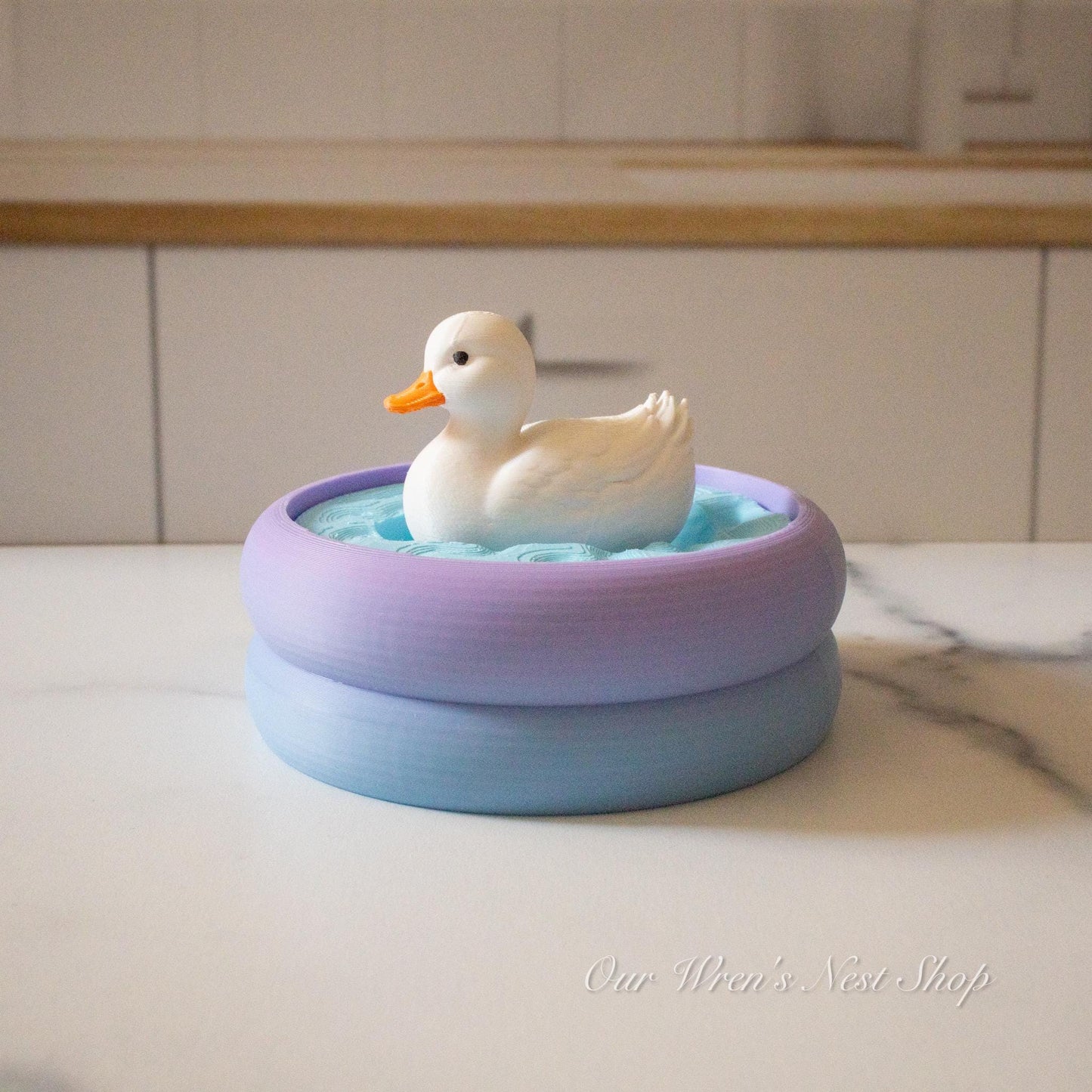 Desk Duckie | 3D Printed Duck | Duck Fidget Clicker with Hidden Storage