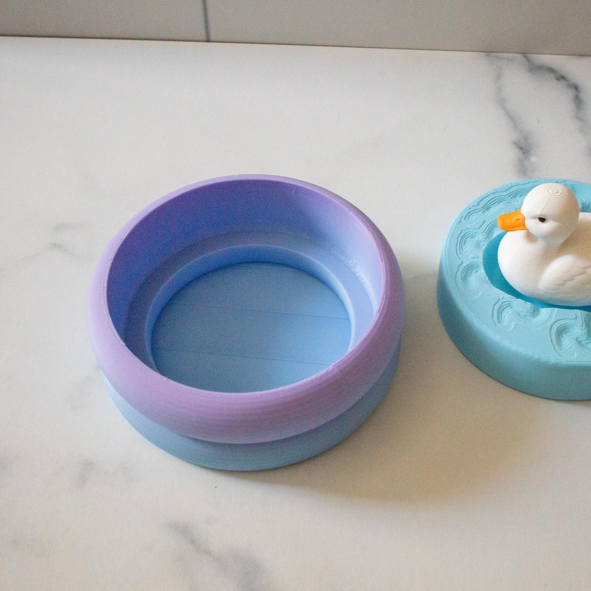 Desk Duckie | 3D Printed Duck | Duck Fidget Clicker with Hidden Storage