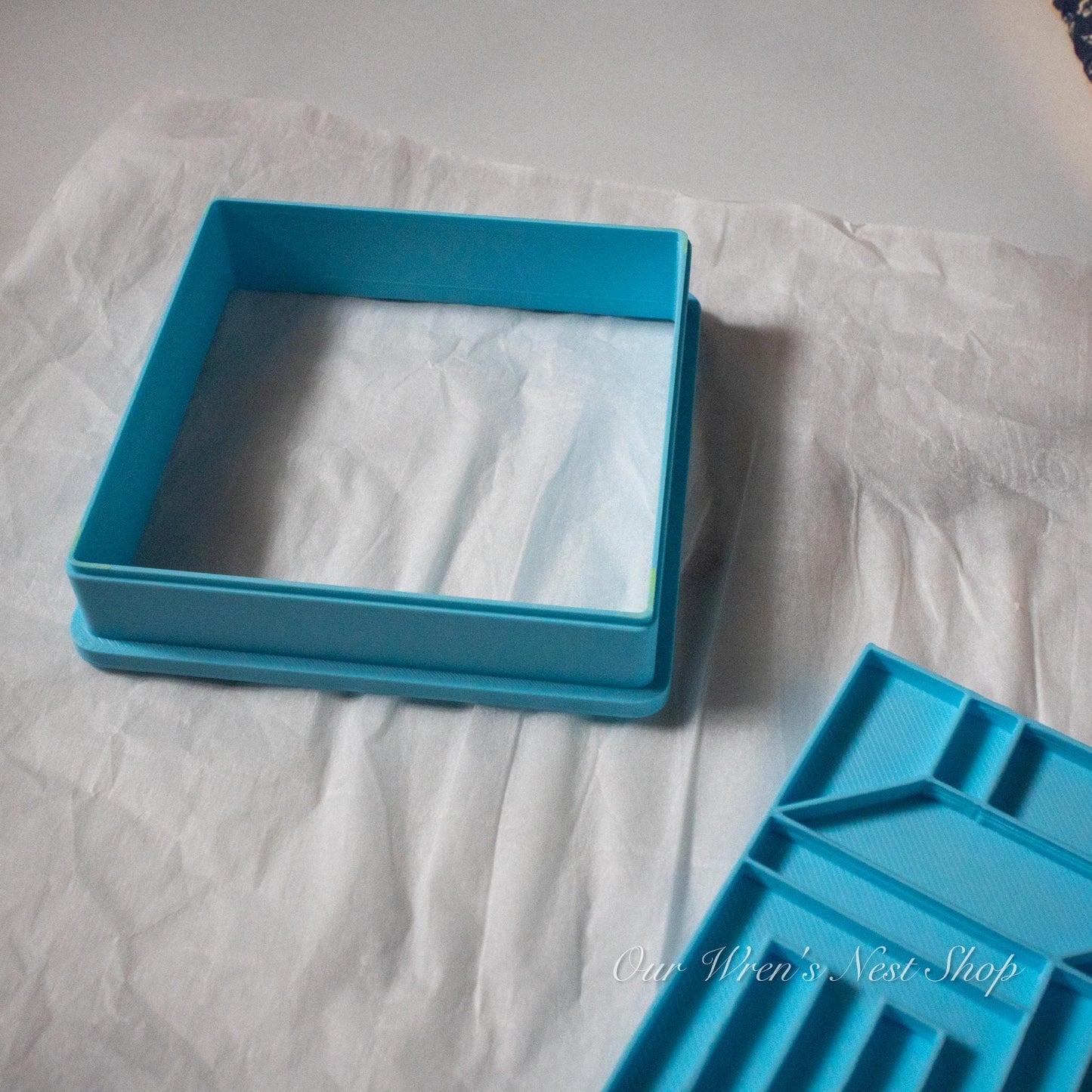 3D Printed Quilt Block Cookie Cutter & Stamp Set - Schoolhouse Design