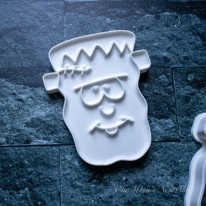 3D Printed Frankie Frankenstein Stamp and Cookie Cutter Set