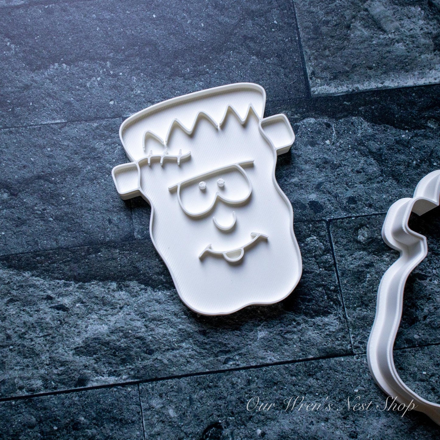 3D Printed Frankie Frankenstein Stamp and Cookie Cutter Set