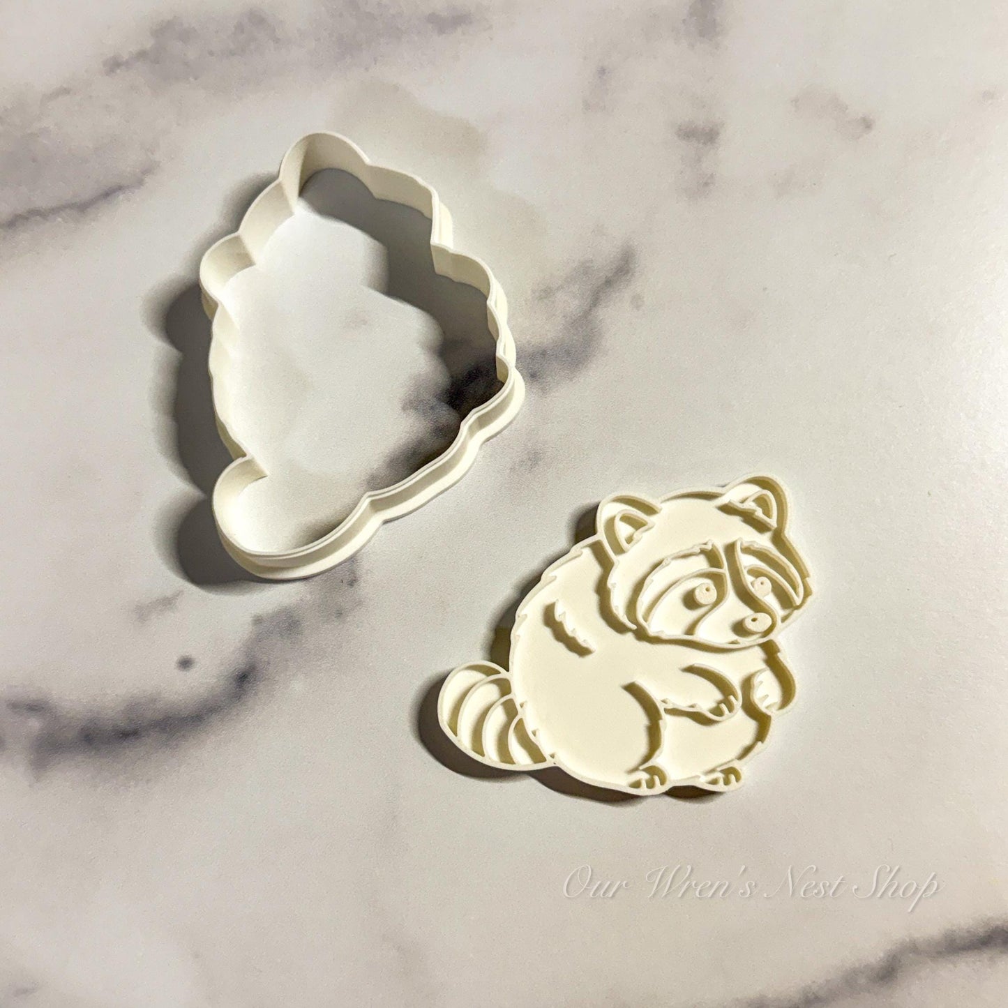 3D Printed Raccoon Cookie Cutter Stamp | Seattle’s Jimothy Inspired