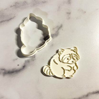 3D Printed Raccoon Cookie Cutter Stamp | Seattle’s Jimothy Inspired