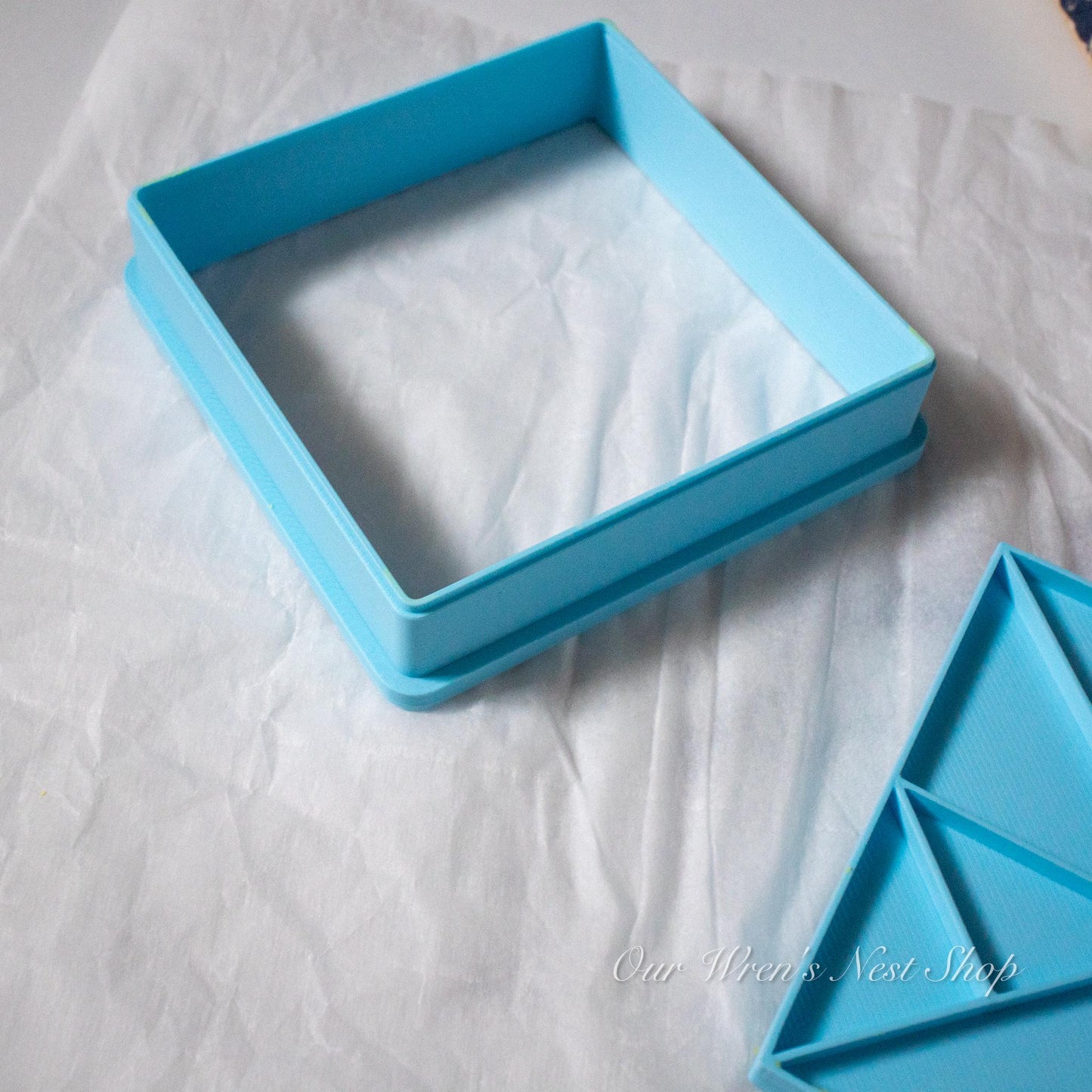 3D Printed Quilt Block Cookie Cutter & Stamp Set - Windmill Design