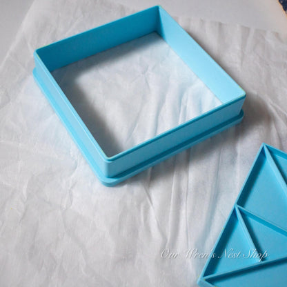 3D Printed Quilt Block Cookie Cutter & Stamp Set - Windmill Design