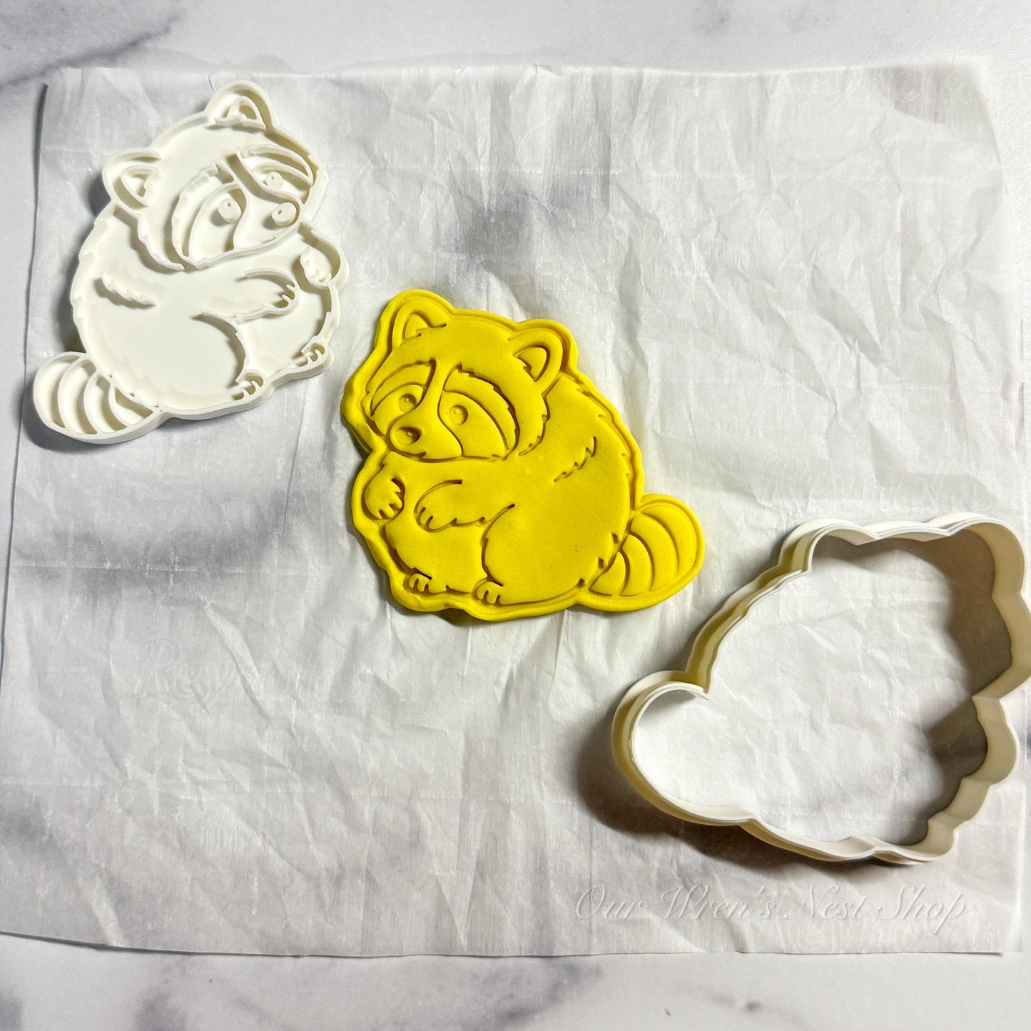 3D Printed Raccoon Cookie Cutter Stamp | Seattle’s Jimothy Inspired