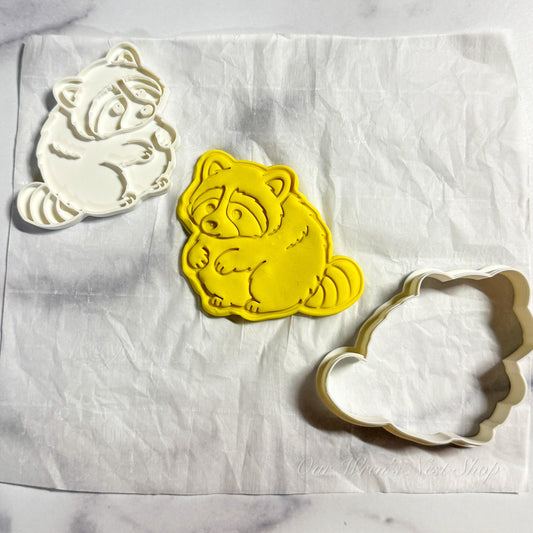 3D Printed Raccoon Cookie Cutter Stamp | Seattle’s Jimothy Inspired
