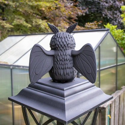 Midnight Mothling Air Plant Planter | 3D Printed Spooky Collectible | Mothman Inspired Decor