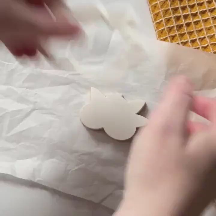 3D Printed Blueberry Stamp Cookie Cutter Set