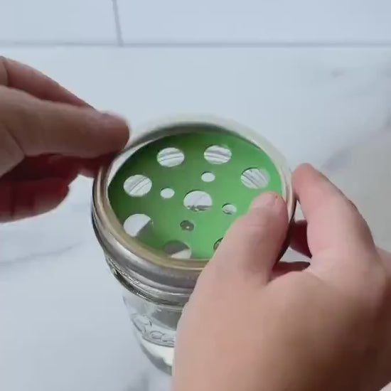 3D Printed Flower Frog: Mason Jar Floral Arranger