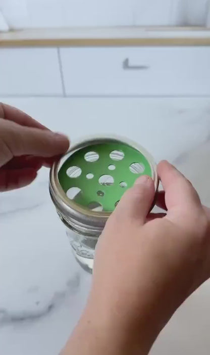 3D Printed Flower Frog: Mason Jar Floral Arranger