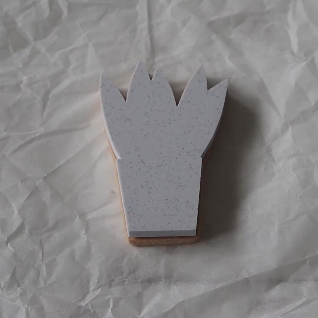 3D Printed Plant in Heart Planter with Stamp Cookie Cutter Set